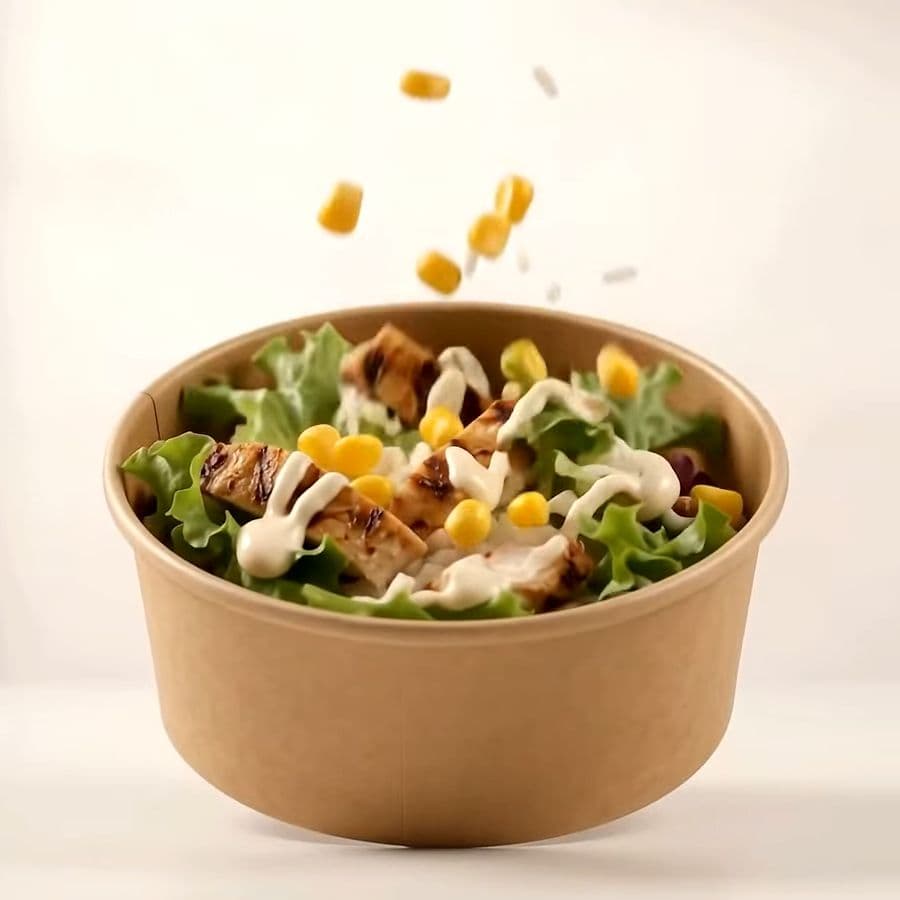 EATme meal bowl being packed