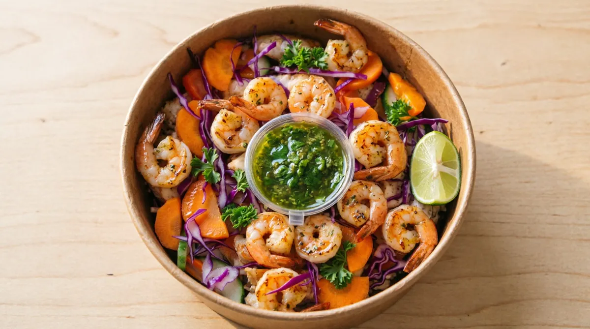 Zesty Herb-Seared Prawn Salad