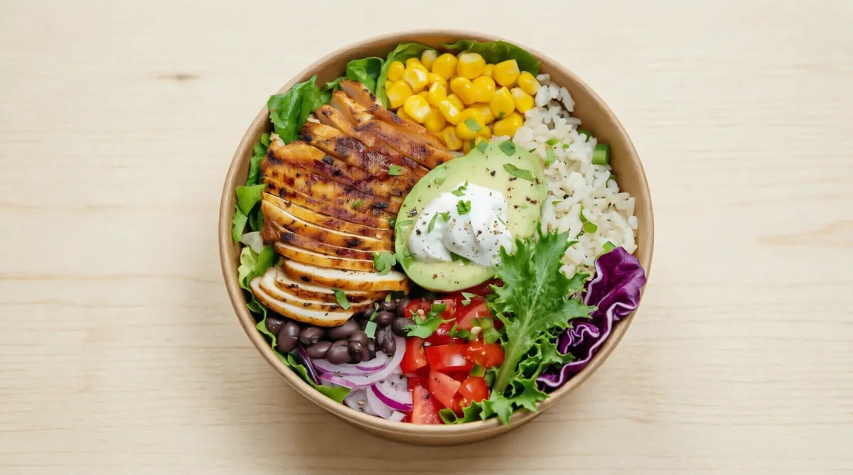 Grilled Chicken Burrito bowl